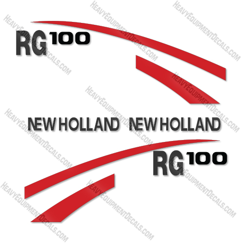 New Holland RG100 Decal Kit Motor Grader-  Aftermarket Kit   new holland, decal kit