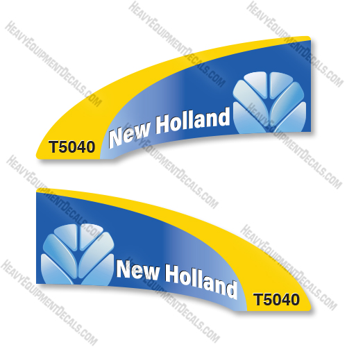 New Holland T5040 Decal Kit Tractor -  Aftermarket Kit   new holland, decal kit
