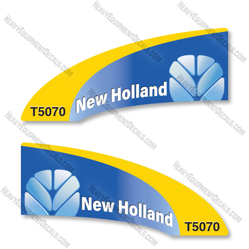 New Holland T5070 Decal Kit Tractor -  Aftermarket Kit  new holland, decal kit