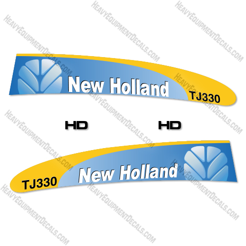 New Holland TJ330 Decal Kit Tractor - New Style - Aftermarket Kit     new holland, decal kit