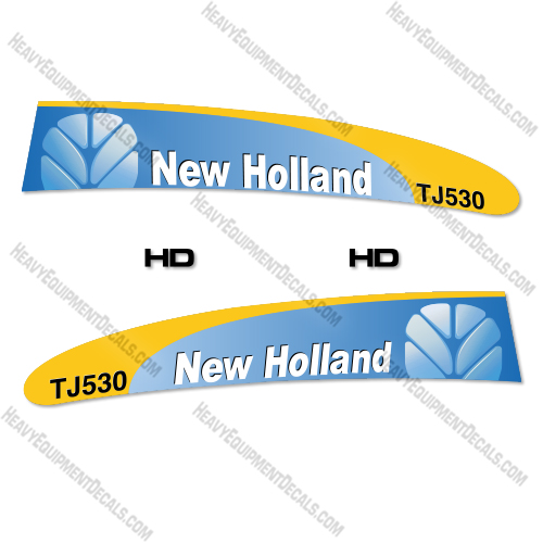 New Holland TJ530 Decal Kit Tractor - New Style- Aftermarket Kit     new holland, decal kit