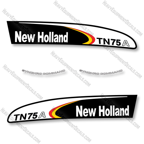 New Holland TN75A Decal Kit Tractor- Aftermarket Kit    new holland, decal kit