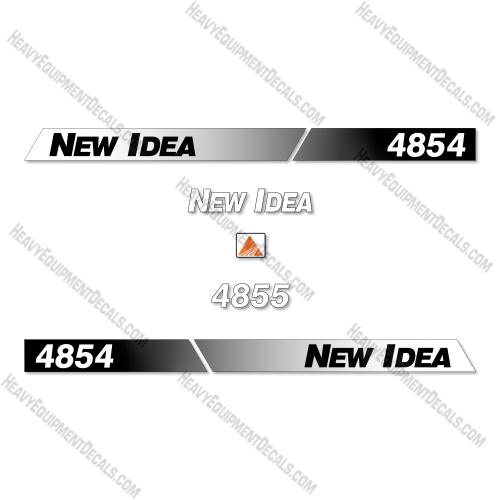 New Idea 4854 Decal Kit Round Baler - Aftermarket Kit decal kit