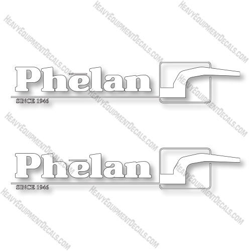 Phelan Trailer Logos 32 inch Decal Kit Trailer - Aftermarket Kit   decals, decal kit, phelan