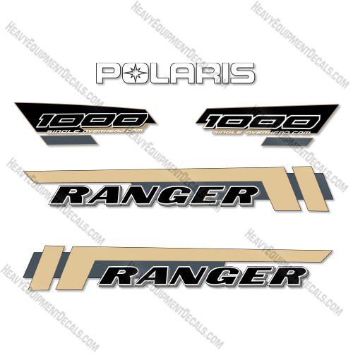 Polaris Ranger 1000 XP 2020 Decal Kit UTV - Aftermarket Kit   decal kit, polaris , decals 