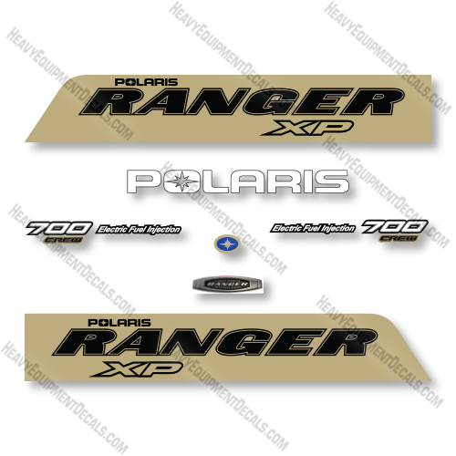 Polaris Ranger 700 XP 2004-2008 Browning Edition Decal Kit Utility Vehicle - Aftermarket Kit    decal kit, polaris ranger, 