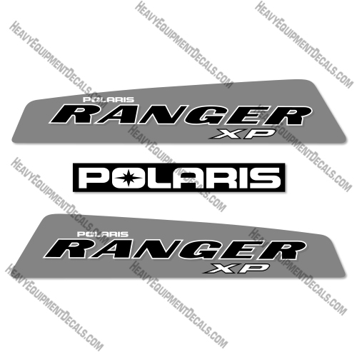 Polaris Ranger 800 XP Bed Decal Kit UTV -Medium Grey- Aftermarket Kit  decal kit, polaris ranger, 
