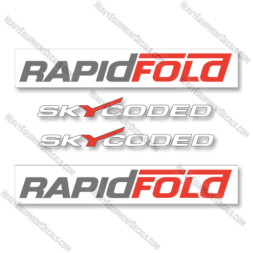 SkyJack Rapidfold and Skycoded Decal Kit Scissor Lift - Aftermarket Kit 
