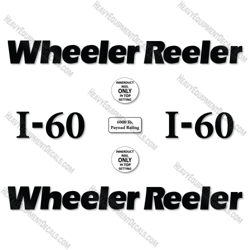 Slabach i60 Decal Kit Wheeler Reeler - Aftermarket Kit decal kit, decals,