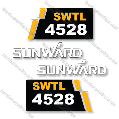 Sunward SWTL4528 Decal Kit Compact Track Loader - Aftermarket Kit decals, decal kit, sunward
