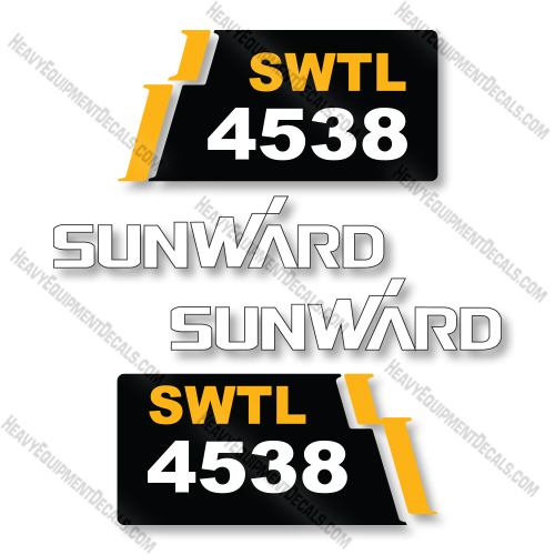 Sunward SWTL4538 Decal Kit Compact Track Loader - Aftermarket Kit decals, decal kit, sunward