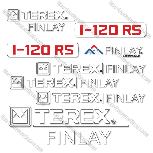Terex 1-120RS Decal Kit Impact Crusher-Aftermarket Kit  