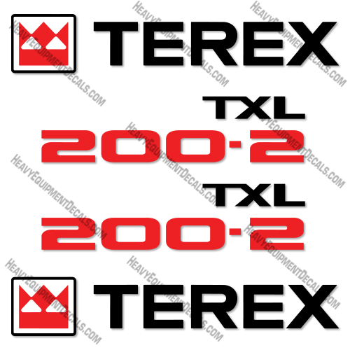  Terex TXL200-2 Decal Kit Wheel Loader - Aftermarket Kit  