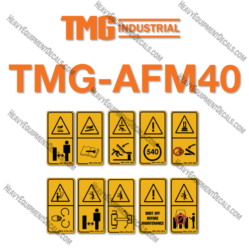 TMG-AMF-40 Decal Kit ATV - Aftermarket Kit  