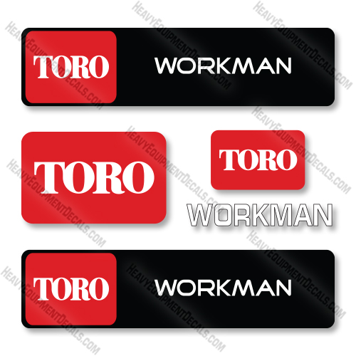 Toro Workman Decal Kit UTV- Aftermarket Kit  decal kit toro