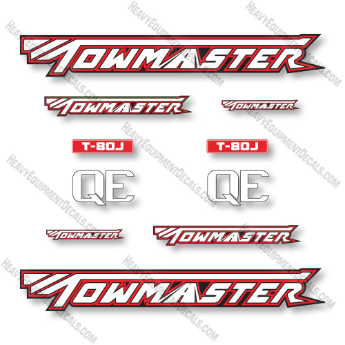  TowMaster T80J Decal Kit Trailer - Aftermarket Kit  decal kit