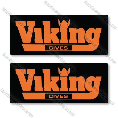 Viking Cives Truck Logo 11 Inches Decal Kit Truck - Aftermarket Kit decals, decal kit