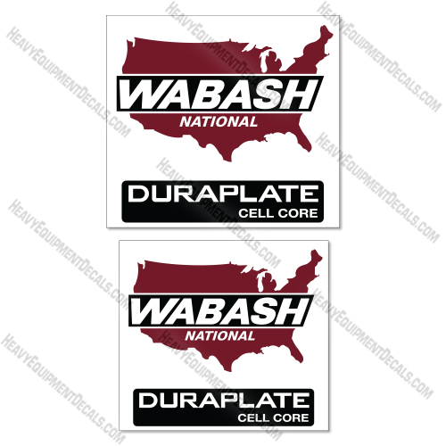 Wabash National Cell Core Decal Kit Dry Van Trailer - Aftermarket Kit  