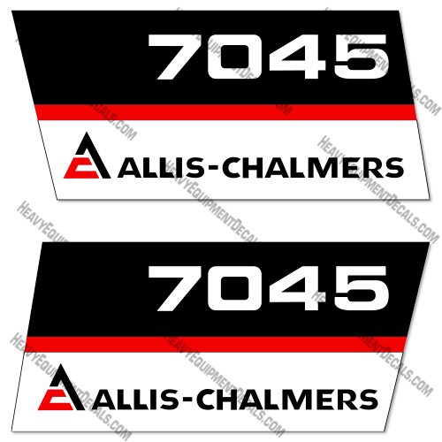 Allis Chalmers 7045 Tractor Decal Kit 