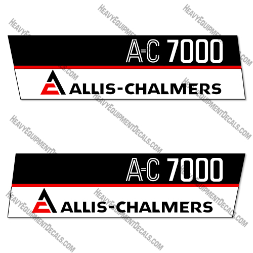 Allis Chalmers A-C 7000 Tractor Decal Kit 