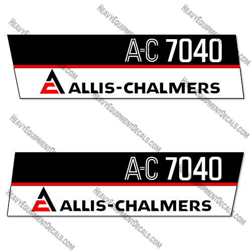 Allis Chalmers A-C 7040 Tractor Decal Kit 