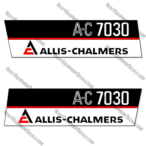 Allis Chalmers A-C 7030 Tractor Decal Kit 