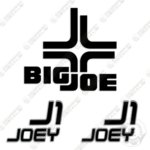 Big Joe Joey J1 Decal Kit Personal Lift j-1, decals, electric