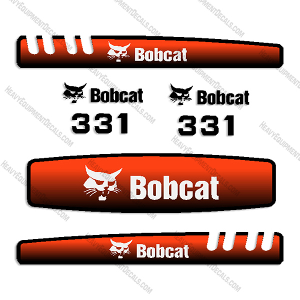 Bobcat 331 Excavator Decal Kit 