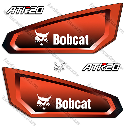 Bobcat ATR 20 Decal Kit Roller 20, atr20, atr-20, decals