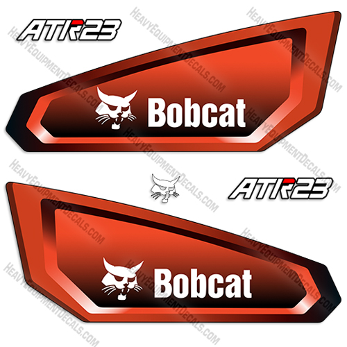Bobcat ATR 23 Decal Kit Roller 23, atr23, atr-23, decals
