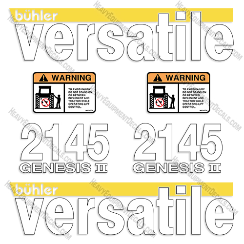 Buhler Versatile 2145 Genesis 2 Decal Kit Tractor genesis II, decals