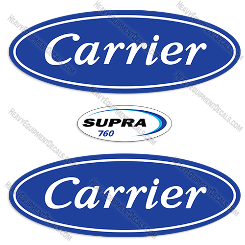 Carrier Supra 760 Decal Kit Refrigeration Unit decals