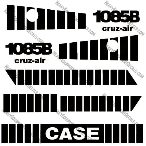 Case 1085B Excavator Cruz-Air Decal Kit 