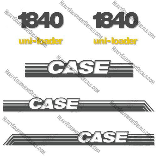 Case 1840 Skid Steer Decal Kit 