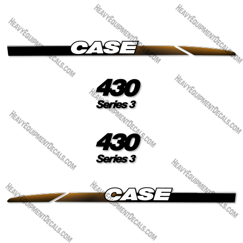 Case 430 Series 3 Skid Steer Decal Kit 