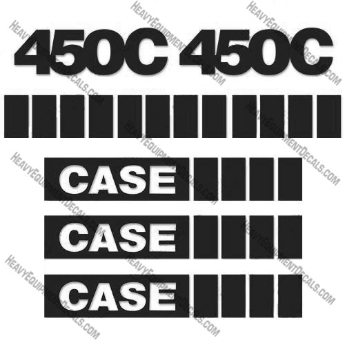 Case 450C Dozer Decal Kit (Grey) 
