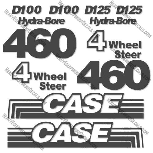 Case 460 Trencher Decal Kit 