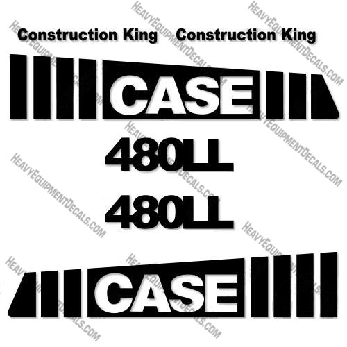 Case 480 LL Backhoe Decal Kit 