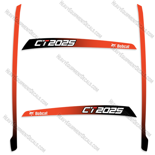Fits Bobcat CT2025 Decal Kit Tractor decals, ct, 2025