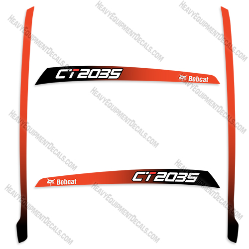 Fits Bobcat CT2035 Decal Kit Tractor decals, ct, 2035