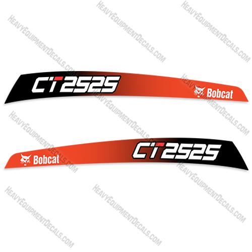 Fits Bobcat CT2525 Decal Kit Tractor decals, ct, 2525