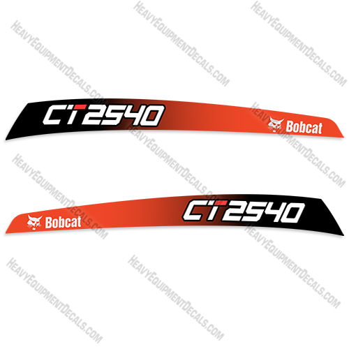 Fits Bobcat CT2540 Decal Kit Tractor decals, ct, 2540