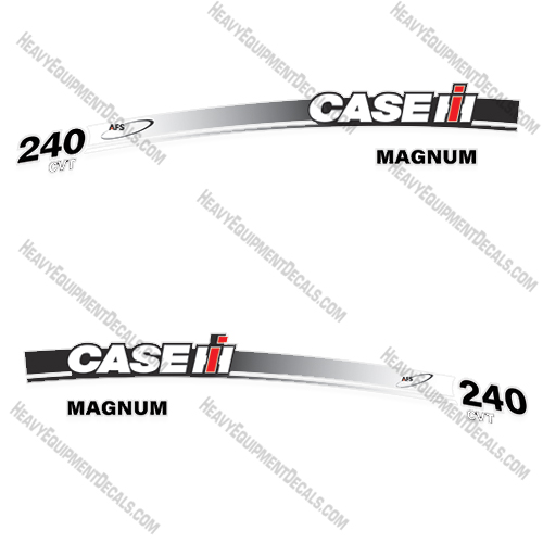 Fits Case 240CVT Magnum Decal Kit Tractor 240, decal kit, mx240
