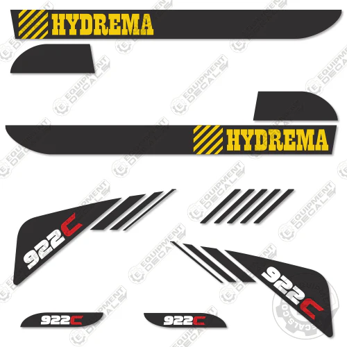 Fits Hydrema 922C Decal Kit Dump Truck 922, 922C, decal kit