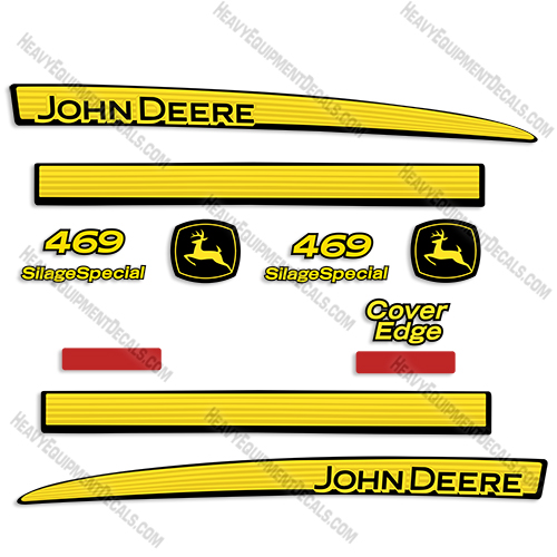 Fits John Deere 469 Decal Kit Round Baler 469, decals, deere, dere, john deere