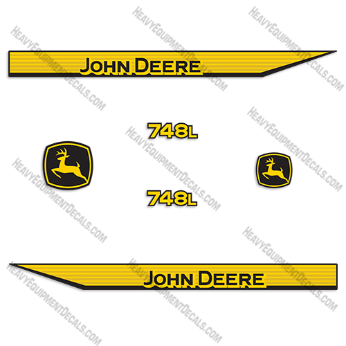 Fits John Deere 748L Decal Kit Skidder 748, l, 748-l, decals, decal kit
