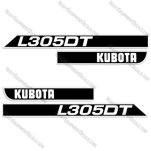 Fits Kubota L305DT Decal Kit Tractor 305, l305, 305dt, l305dt, decals