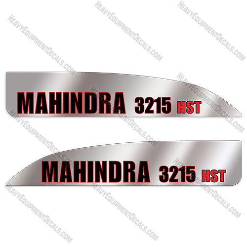 Fits Mahindra 3215 HST Decal Kit Tractor (Metallic Silver) 3215, decal kit