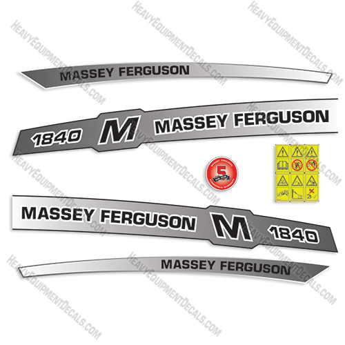 Fits Massey Ferguson 1840M Tractor Decals Fits Massey Ferguson 1840M Tractor Decals