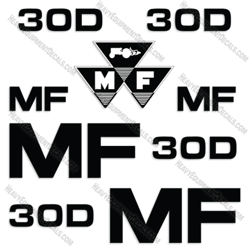Fits Massey Ferguson 30D Decal Kit Tractor decals, ferguson, massey, massey-ferguson. 30